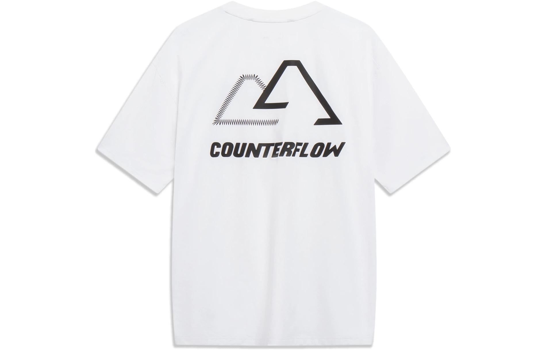 Li-Ning Counterflow Graphic T-shirt 'White' AHST541-1 sold by KicksCrew product image thumbnail 2