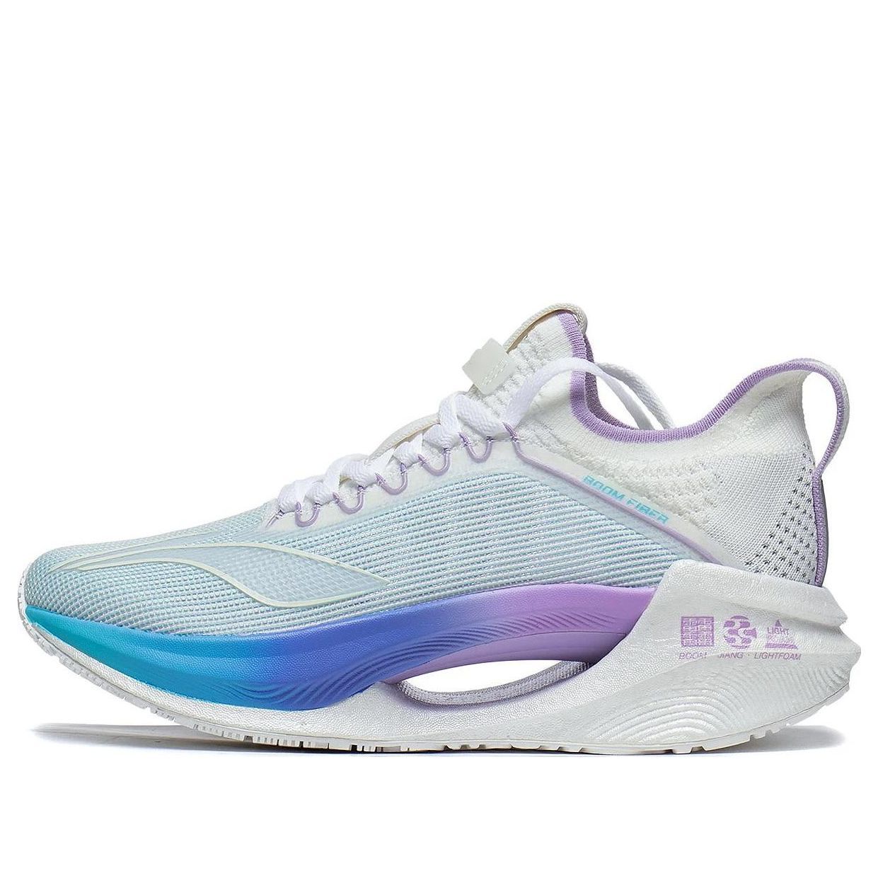 (WMNS) Li-Ning Essential 'White Purple Blue' ARRT008-11 sold by KicksCrew
