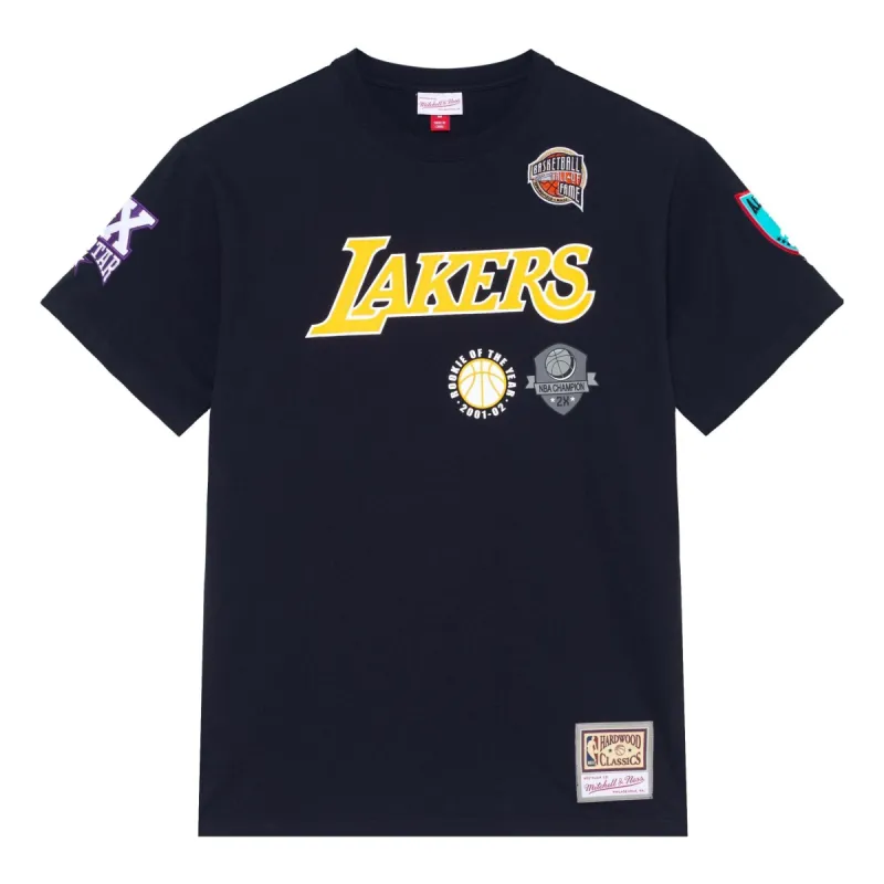 Mitchell & Ness x NBA Los Angeles Lakers HOF T-Shirt 'Pau Gasol 16' TCRW6862-LALYYPGABLCK sold by KicksCrew