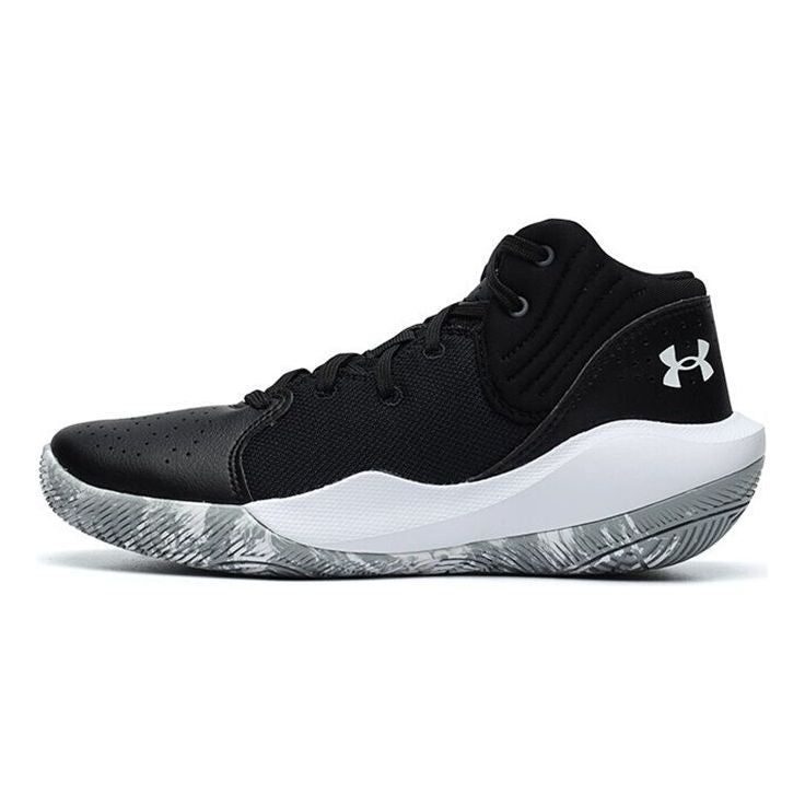 (GS) Under Armour Jet 21 SYN 'Black White' 3025349-001 sold by KicksCrew