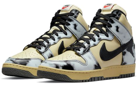 Nike Dunk High 1985 'Black Acid Wash' DD9404-700 sold by KicksCrew