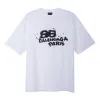 Balenciaga Hand-Drawn BB Icon T-Shirt Medium Fit 'White Black' 612966TNVN49040 sold by KicksCrew
