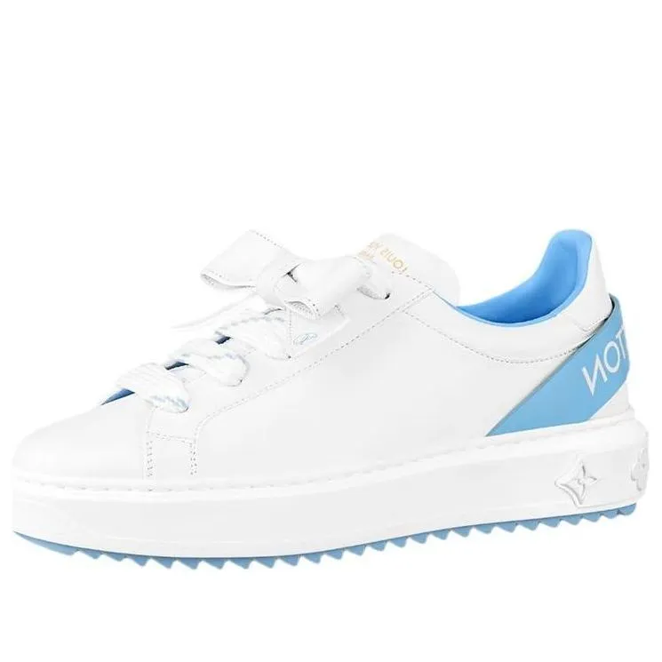 (WMNS) LOUIS VUITTON Time Out Sneakers 'White with Blue' 1A9Q0M sold by KicksCrew