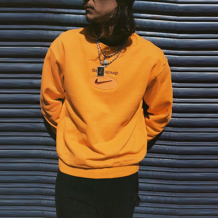 Supreme x Nike Jewel Crewneck Sweater 'Orange' SUP-FW20-065 sold by KicksCrew product image thumbnail 2