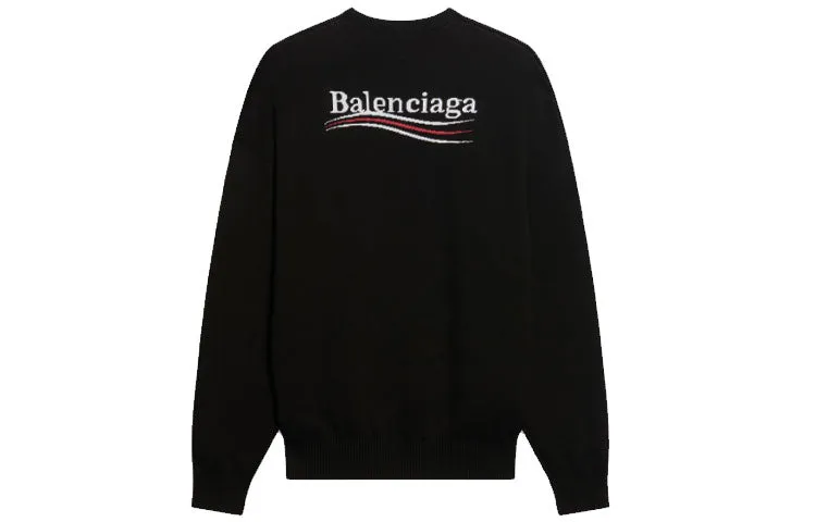 Balenciaga Political Campaign Sweater 'Black' 675292T31761000 sold by KicksCrew product image thumbnail 2