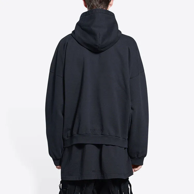 Balenciaga x THE SIMPSONS Cotton Hoodie Wide Fit 'Black' 674986TLVG81000 sold by KicksCrew product image thumbnail 5