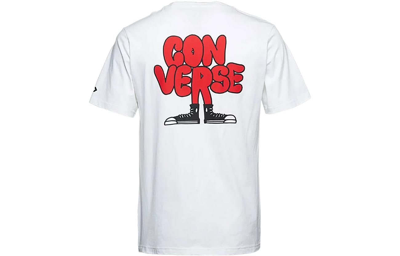 Converse Cartoon Logo T-Shirt 'White' 10018176-A02 sold by KicksCrew product image thumbnail 2