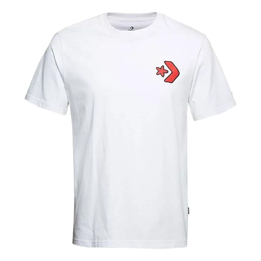 Converse Cartoon Logo T-Shirt 'White' 10018176-A02 sold by KicksCrew