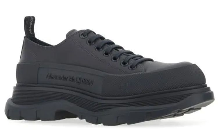 Alexander McQueen Tread Slick Low-Top Sneakers 'Dark Brown Black' 705662WHZ621185 sold by KicksCrew product image thumbnail 2