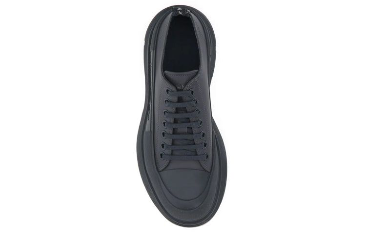 Alexander McQueen Tread Slick Low-Top Sneakers 'Dark Brown Black' 705662WHZ621185 sold by KicksCrew product image thumbnail 4