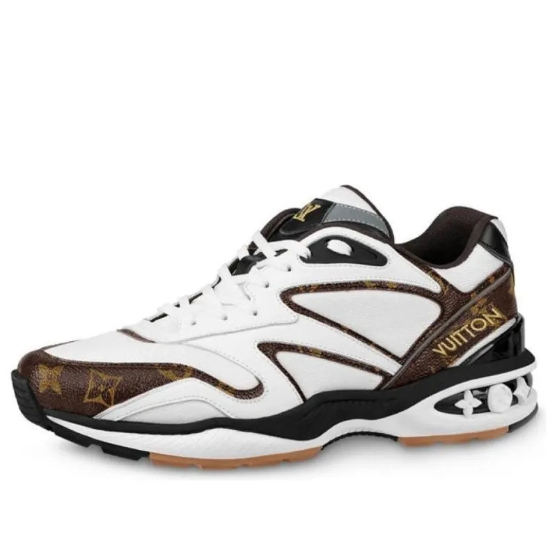 LOUIS VUITTON Trail Sneakers 'White with Monogram Deco' 1A810D sold by KicksCrew