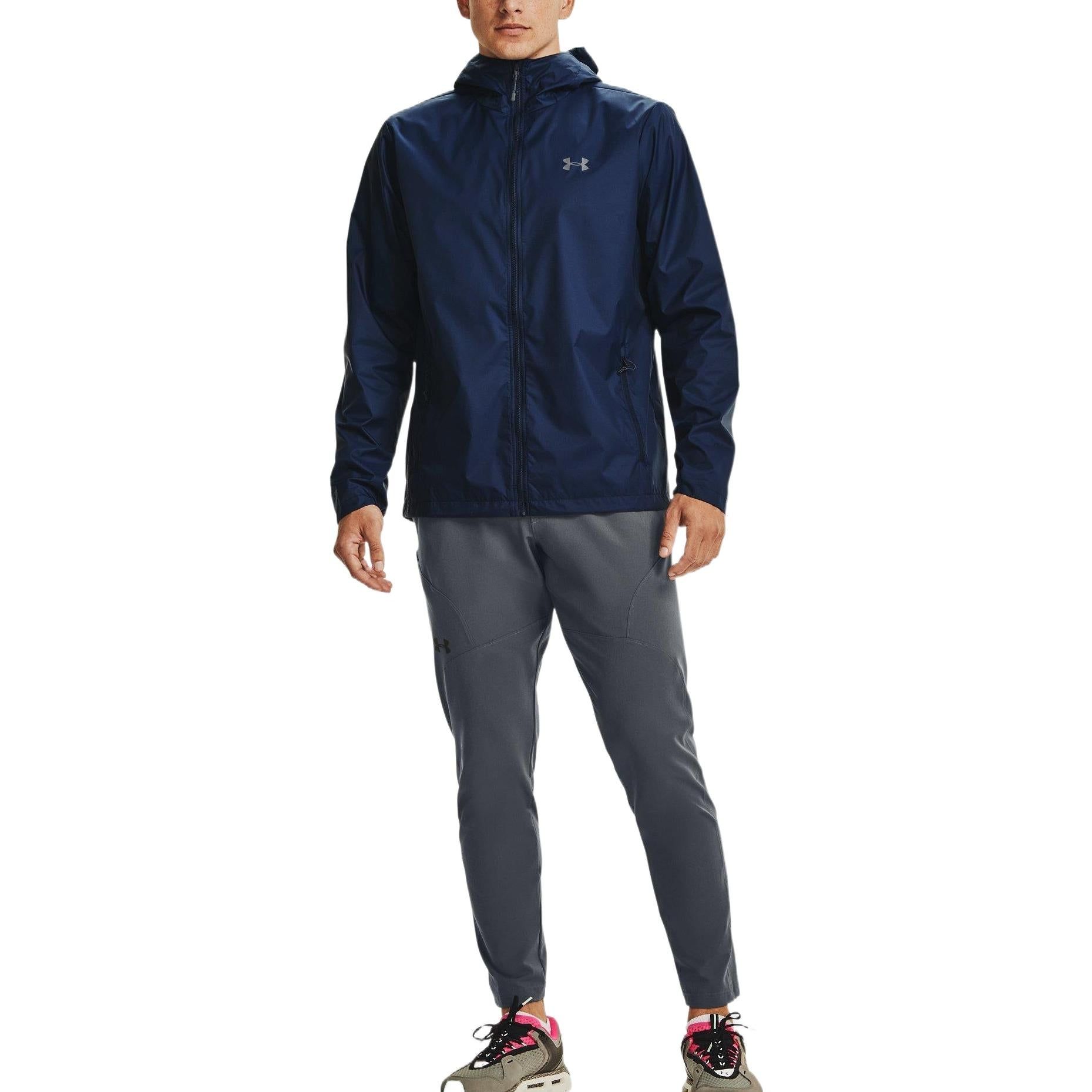 Under Armour Forefront Jacket 'Midnight Navy' 1321439-410 sold by KicksCrew product image thumbnail 2