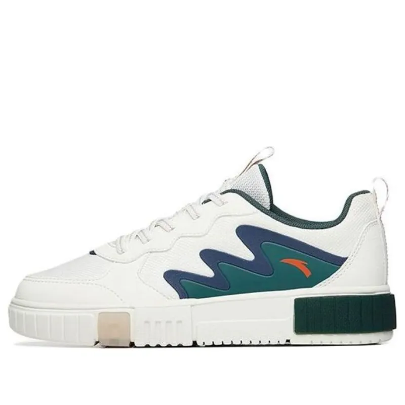 (GS) ANTA Skateboarding Series Sneakers 'White Dark Green' 312238006-7 sold by KicksCrew
