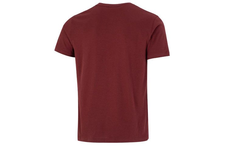 Under Armour Logo Embroidered Heavyweight Short Sleeve T-shirt 'Burgundy' 1373997-690 sold by KicksCrew product image thumbnail 2