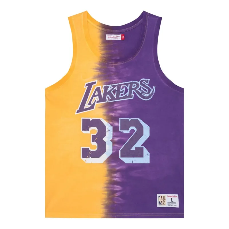 Mitchell & Ness x NBA Los Angeles Lakers Tie-Dye Jerseys 'Magic Johnson 32' TTNK3206-LAL84EJHGDPR sold by KicksCrew