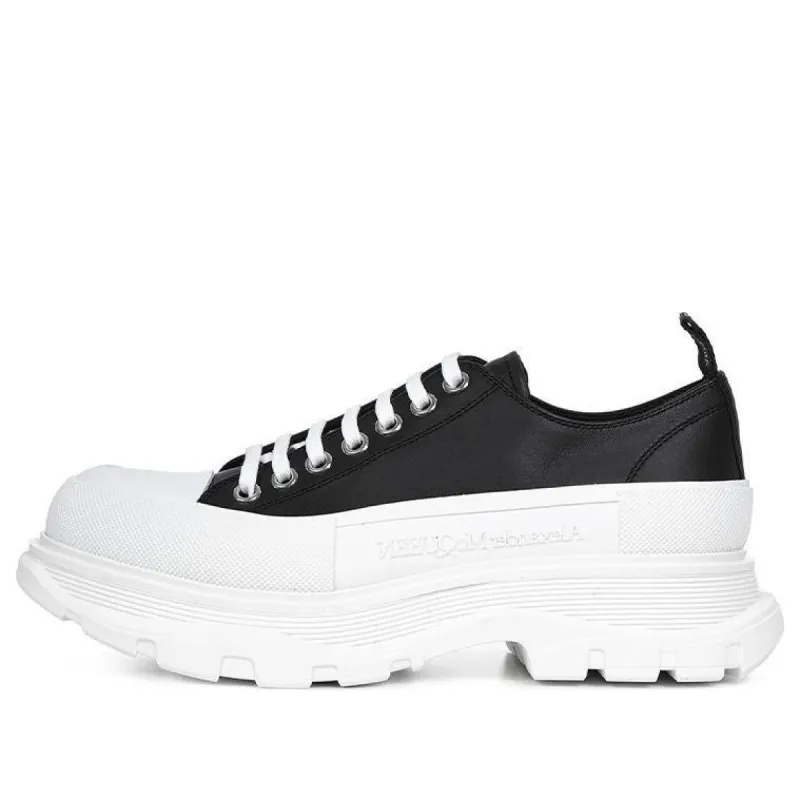 Alexander McQueen Tread Slick Lace-Up 'Black' 627225WHZ621071 sold by KicksCrew