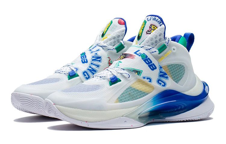 (GS) Li-Ning Pioneer Premium 2.0 'White Blue' YKBS014-3 sold by KicksCrew product image thumbnail 3