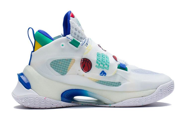 (GS) Li-Ning Pioneer Premium 2.0 'White Blue' YKBS014-3 sold by KicksCrew product image thumbnail 2