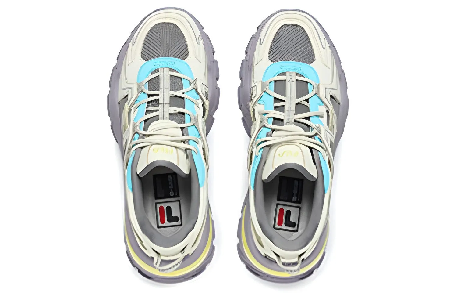 (WMNS) FILA Aurora Sneakers 'White Purple' F12W231127FFF sold by KicksCrew product image thumbnail 3