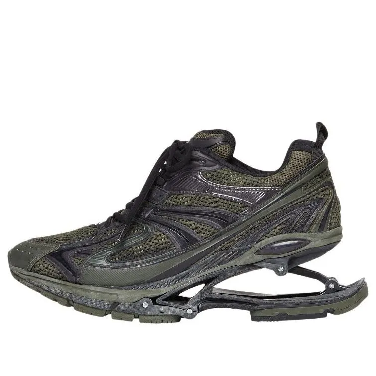 Balenciaga X-Pander Sneakers 'Black Olive Green' 653871W2RA43135 sold by KicksCrew