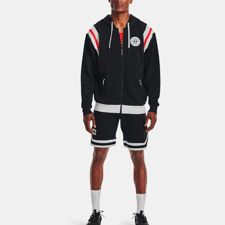 Under Armour Rival Fleece Full Zip Hoodie Jacket 'Black' 1366303-001 sold by KicksCrew product image thumbnail 3