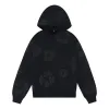 Denim Tears Cotton Wreath Hooded Sweatshirt 'Black Monochrome' 5650-1SS240106CWHS-BLAC sold by KicksCrew