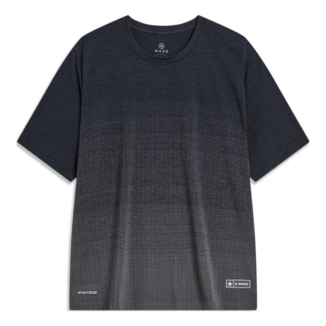 Li-Ning Way of Wade T-shirt 'Black Grey' ATST563-1 sold by KicksCrew