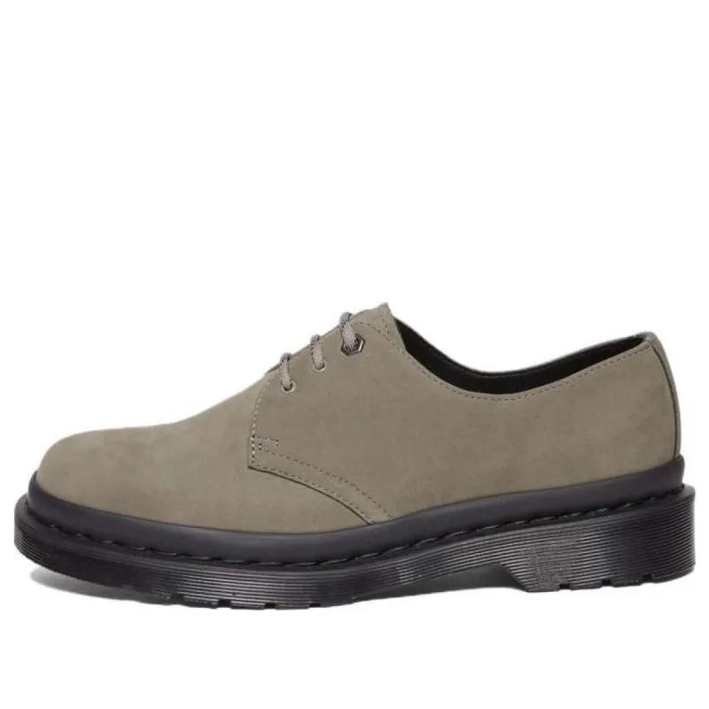 Dr. Martens 1461 Waterproof Nubuck 3-Eye 'Nickel Grey' 31131059 sold by KicksCrew