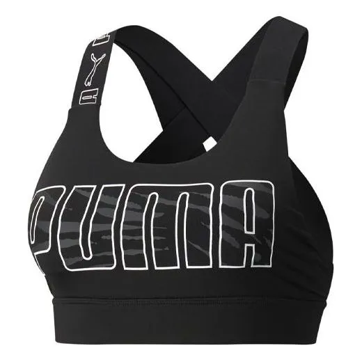 (WMNS) PUMA Mid Impact Feel It Training Bra 'Black' 520299-51 sold by KicksCrew