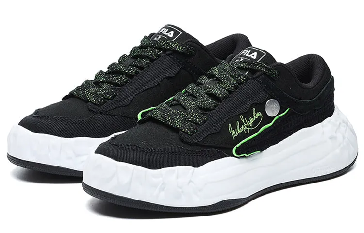 FILA FM-15 x Mihara Canvas Shoes 'Black White' F12M224301FBK sold by KicksCrew product image thumbnail 3