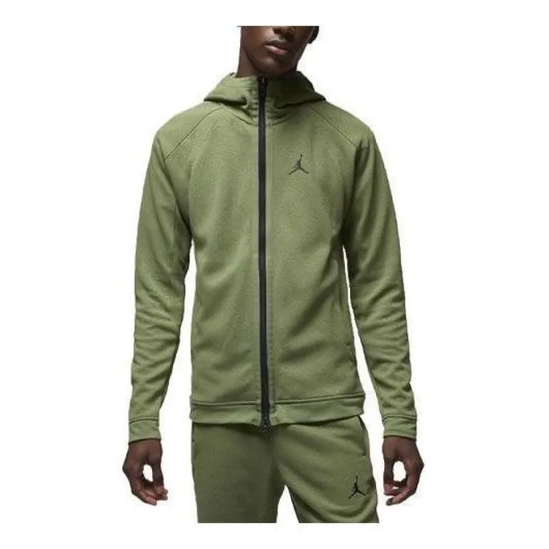 Air Jordan Dri-FIT Sport Full-Zip Hoodie 'Sky J Light Olive' FD8119-326 sold by KicksCrew