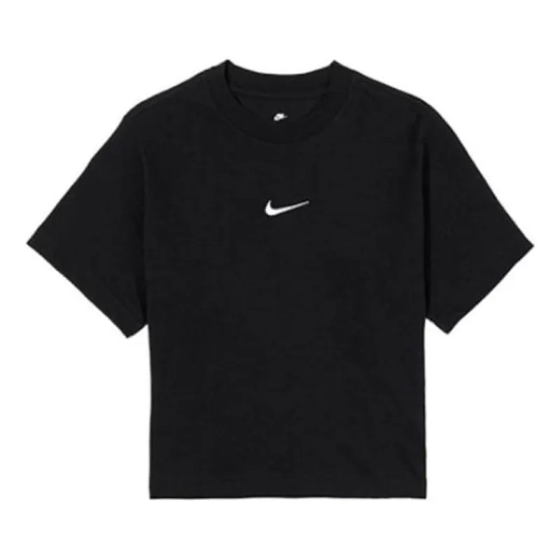 (GS) Nike Sportswear T-Shirt 'Black White' DH5750-010 sold by KicksCrew