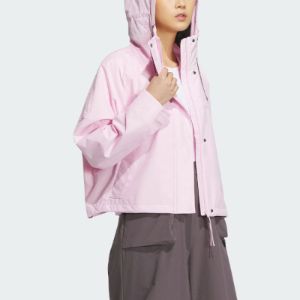 (WMNS) adidas City Escape Woven Jacket 'Pink' JE8590 sold by KicksCrew