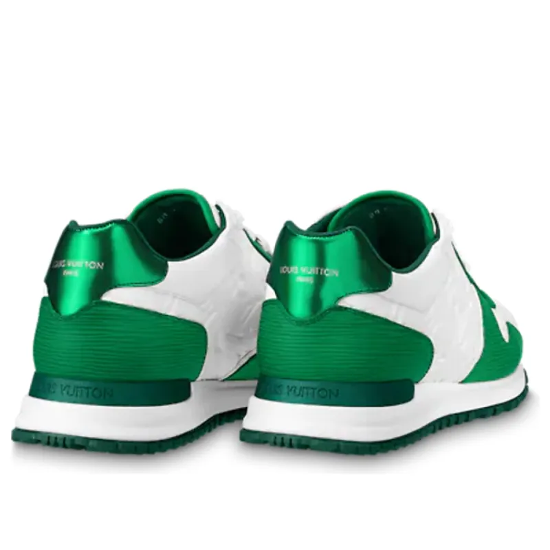 LOUIS VUITTON LV Run Away Sneakers 'White Monogram with Metallic Green' 1AA6PD sold by KicksCrew