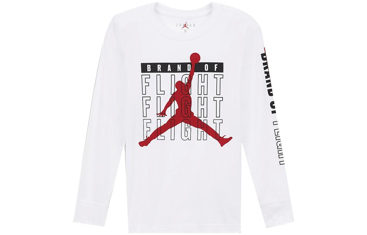 (GS) Air Jordan Long Sleeve Fearless Tee DB7034-100 sold by KicksCrew product image thumbnail 2