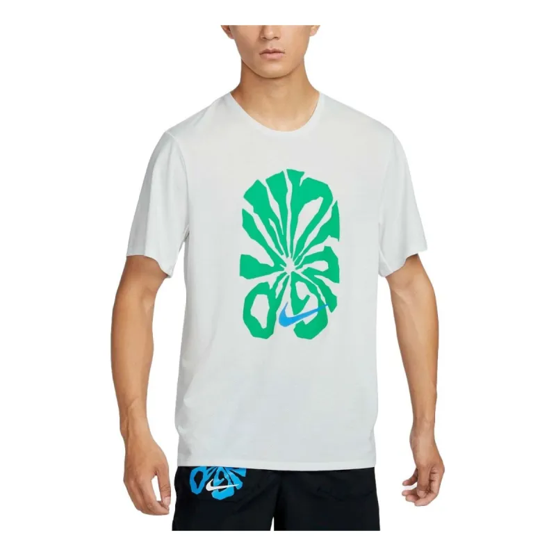 Nike Rise 365 Run Energy Dri-FIT Running T-Shirt Asia Sizing 'Summit White' FZ1081-121 sold by KicksCrew