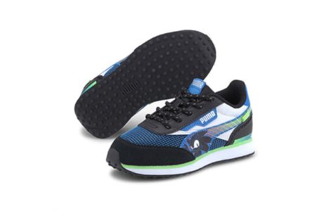 (PS) PUMA x SEGA Future Rider 'Blue Black' 373211-01 sold by KicksCrew