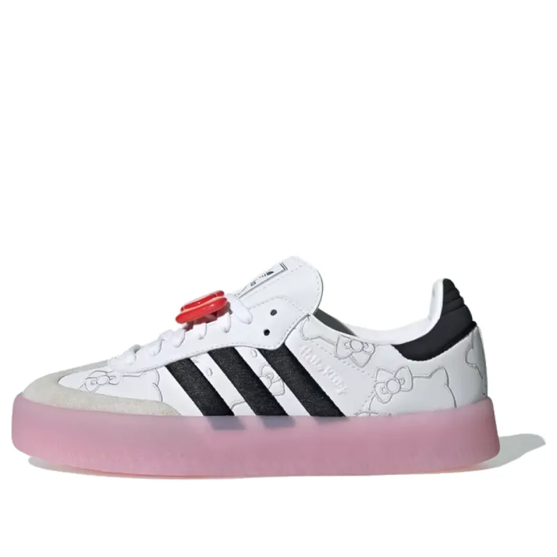 (WMNS) adidas x Hello Kitty Sambae 'White Black Clear Pink' IG4450 sold by KicksCrew