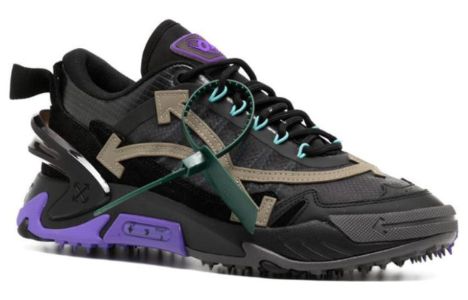 Off-White Odsy-2000 Sneakers 'Black Purple' OMIA190S23FAB0011056 sold by KicksCrew