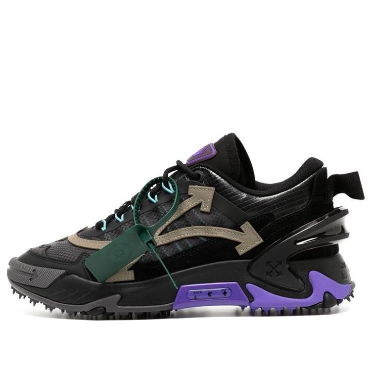 Off-White Odsy-2000 Sneakers 'Black Purple' OMIA190S23FAB0011056 sold by KicksCrew