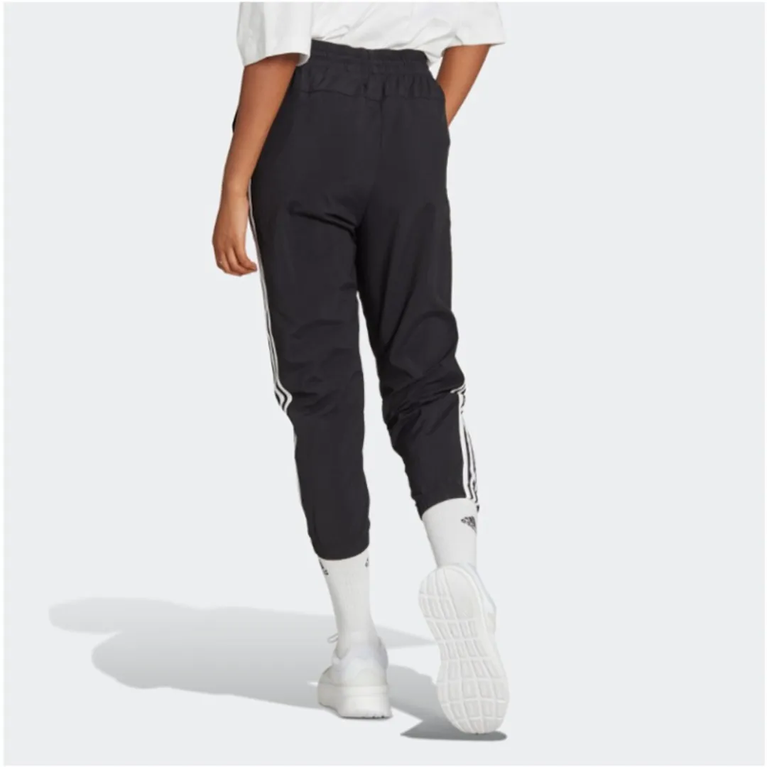 (WMNS) adidas Essentials 3-Stripes Woven 7/8 Pants Asia Sizing 'Black' HT3398 sold by KicksCrew product image thumbnail 3
