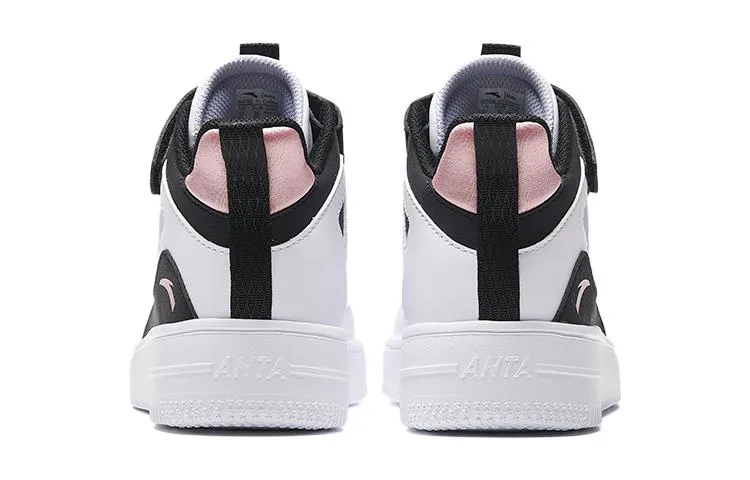 (GS) ANTA Skateboarding Series Sneakers High 'White Black Pink' A322338035-1 sold by KicksCrew product image thumbnail 4