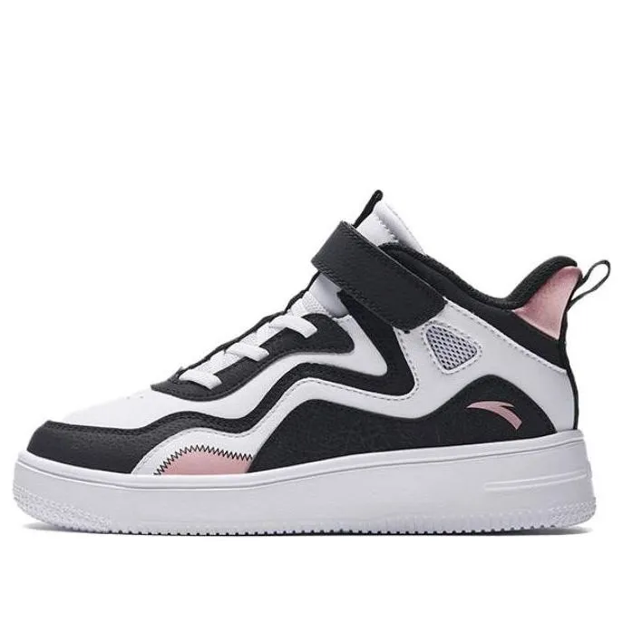 (GS) ANTA Skateboarding Series Sneakers High 'White Black Pink' A322338035-1 sold by KicksCrew