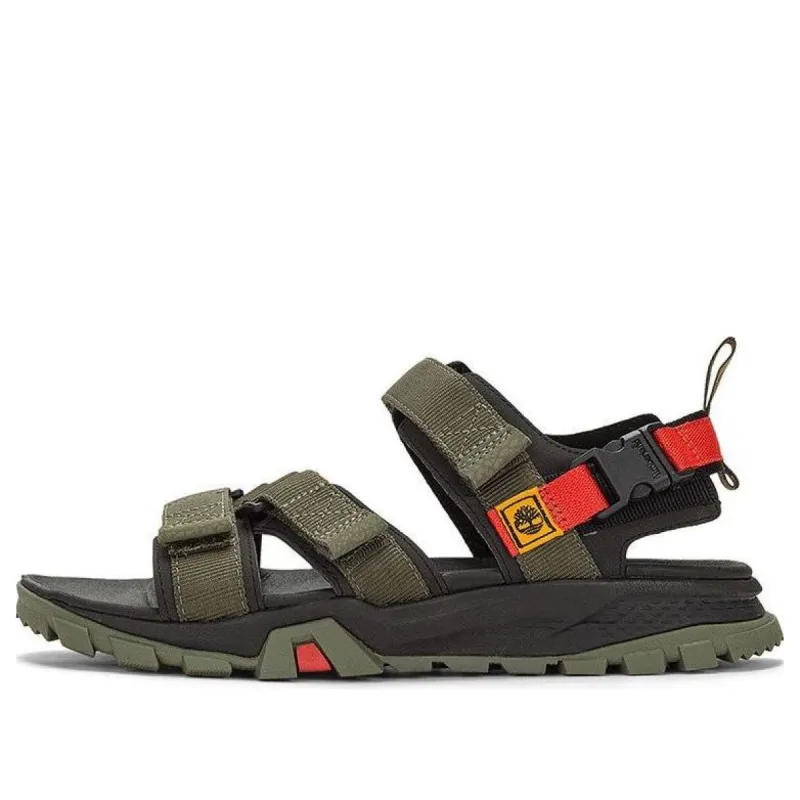 Timberland Garrison Trail Sandals 'Olive Green Black' A5TC2M sold by KicksCrew