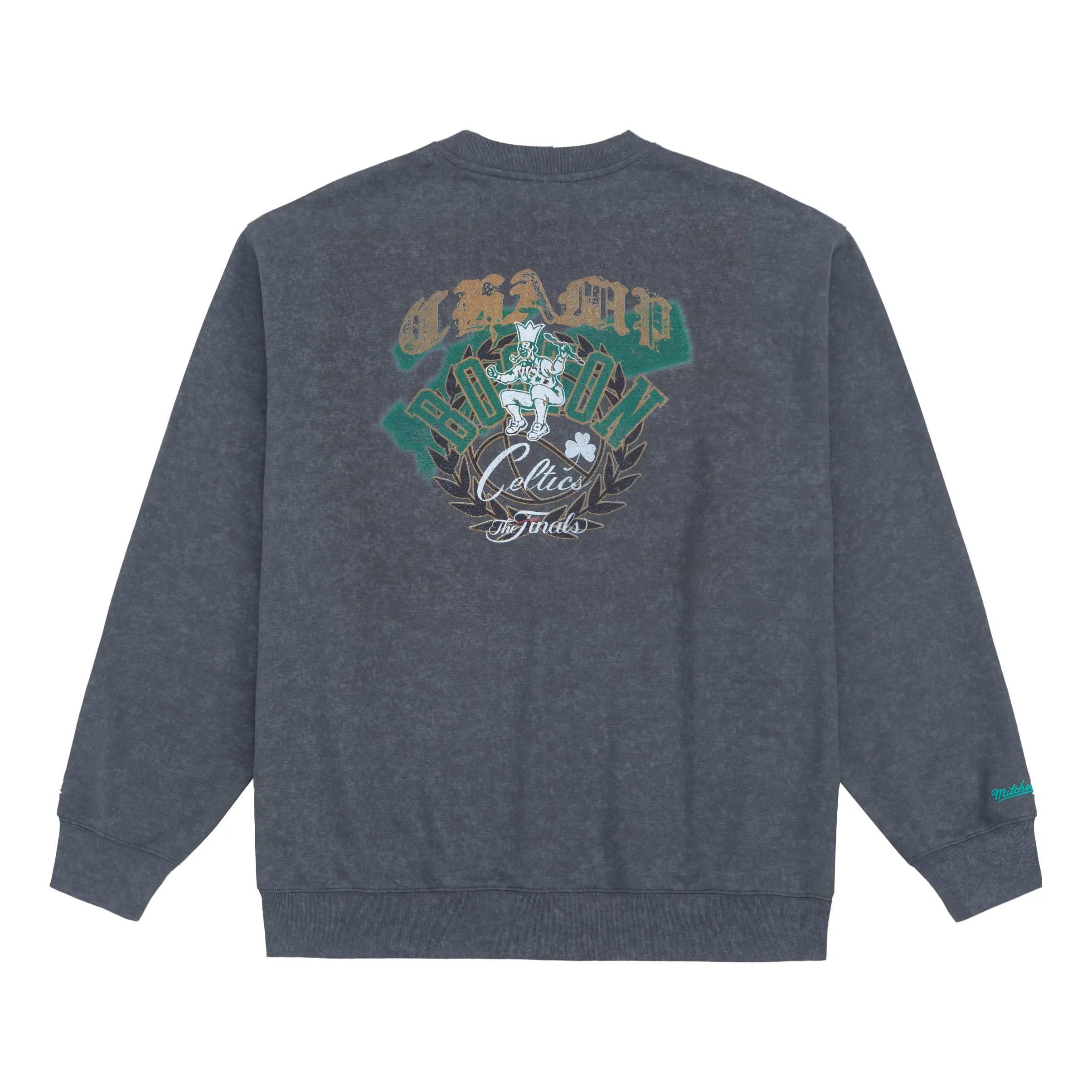 Mitchell & Ness x NBA Boston Celtics Small Logo Sweatshirt 'Grey' MNJYFWHD23093002 sold by KicksCrew product image thumbnail 2
