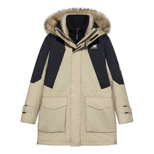 New Balance Winter Snowsuit Warm Jacket 'Beige Black' NPA43121-BEI sold by KicksCrew