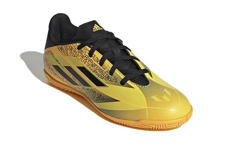 (GS) adidas X Speedflow Messi.4 Indoor 'Yellow Black' GW7428 sold by KicksCrew product image thumbnail 4