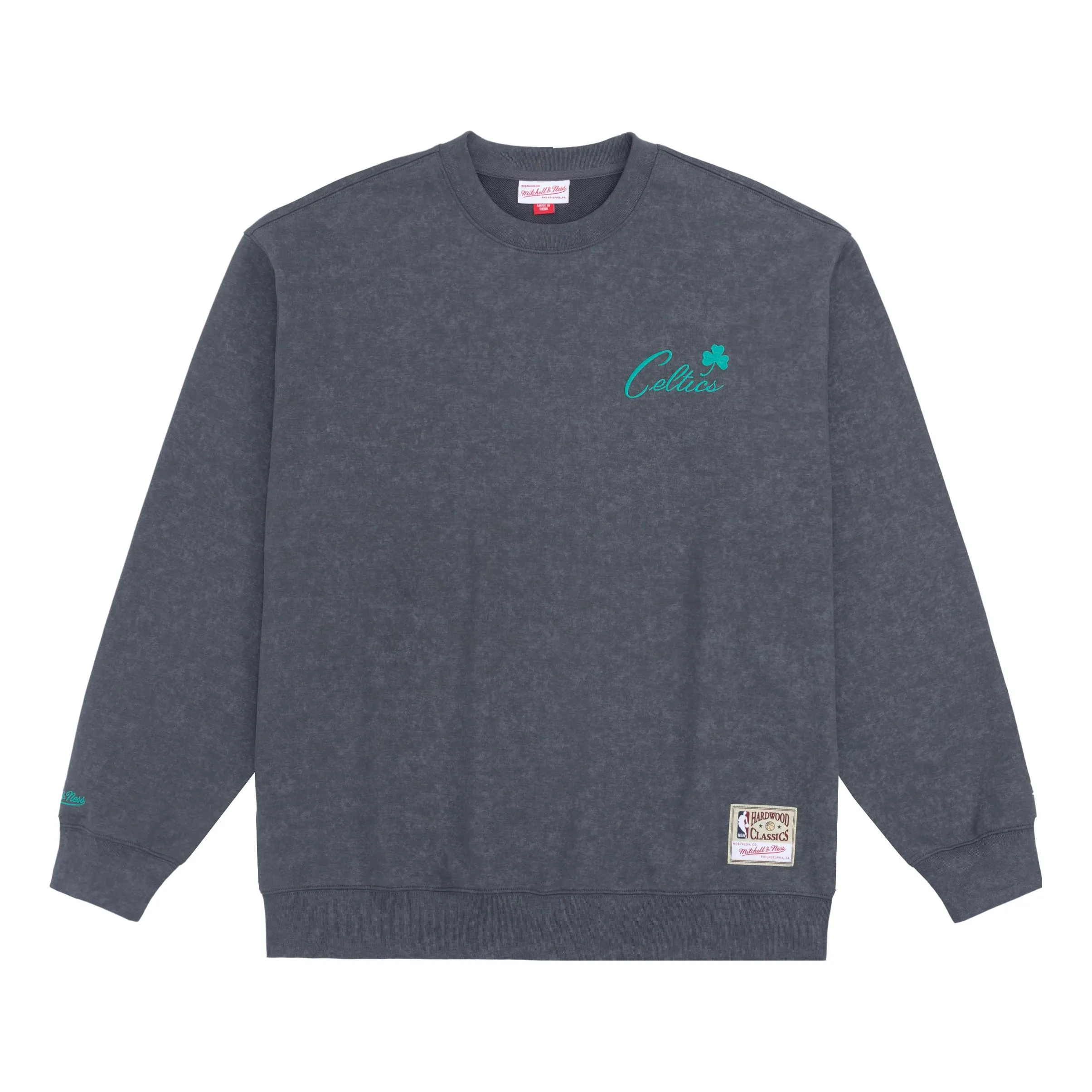 Mitchell & Ness x NBA Boston Celtics Small Logo Sweatshirt 'Grey' MNJYFWHD23093002 sold by KicksCrew