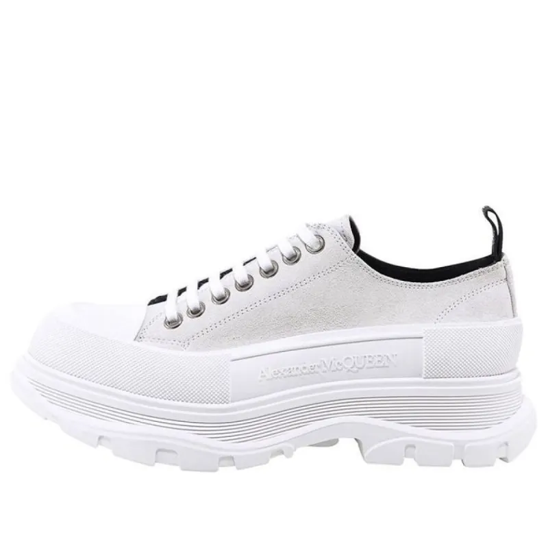 Alexander McQueen Tread Slick Lace-Up 'White' 627225WHBGU9089 sold by KicksCrew