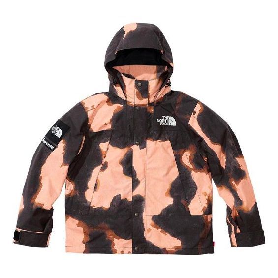 Supreme x The North Face Bleached Denim Print Mountain Jacket 'Beige Black' SUP-FW21-367 sold by KicksCrew